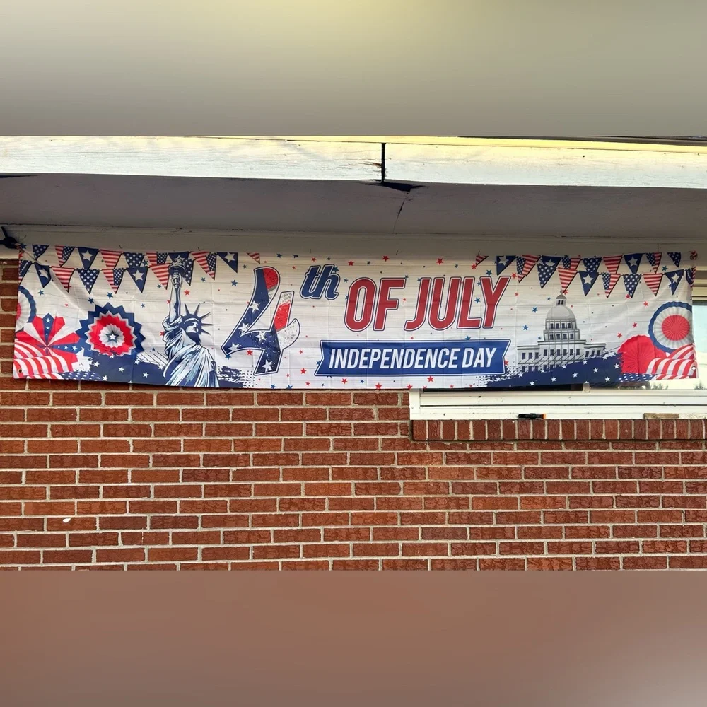 4 th.of July, Independent Day Banner#2, 120 x 20, Independent Day Celebratetion